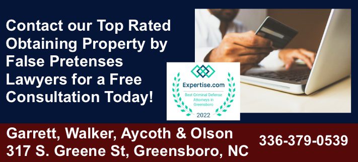 obtaining property by false pretenses greensboro nc