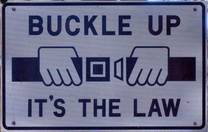 violating the seat belt law