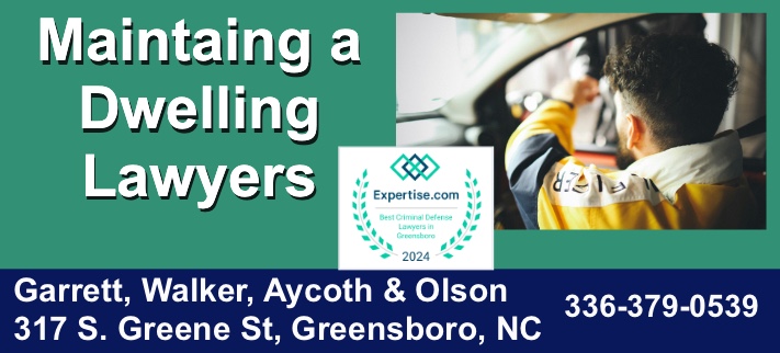 Maintain a dwelling, what is maintaining a dwelling, maintaining a dwelling charge nc
