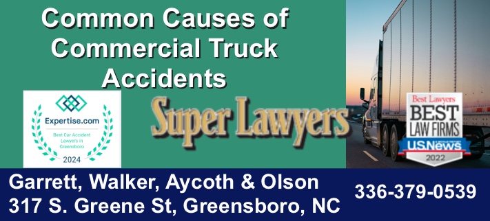 Common causes of commercial truck accidents
