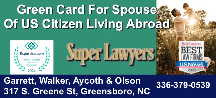 Green card for spouse of US citizen living abroad,