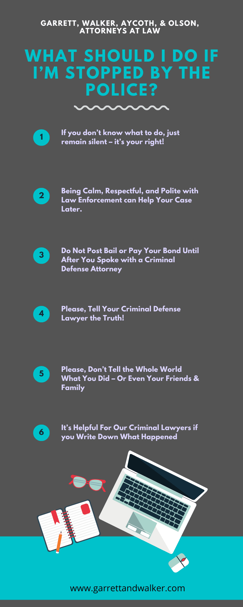 Infographic: what to do if you're stopped by police in Greensboro NC