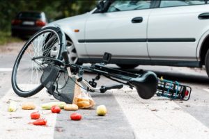 Bicycle accident lawyer in Greensboro NC with an injured cyclist