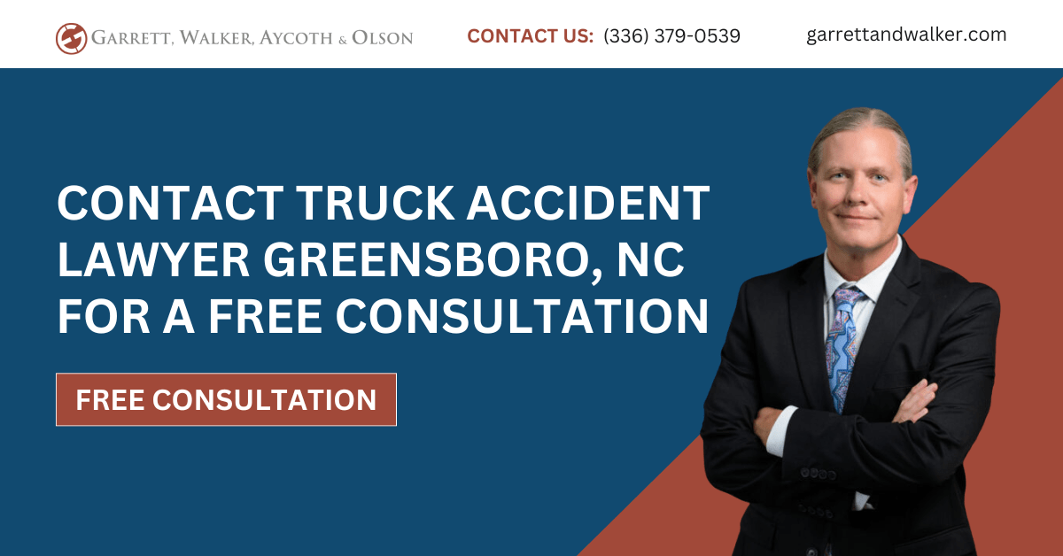 Garrett, Walker, Aycoth & Olson truck accident lawyers, Greensboro NC