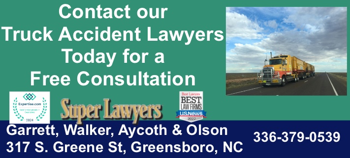 Truck accident lawyer in Greensboro NC reviewing an 18 wheeler crash claim