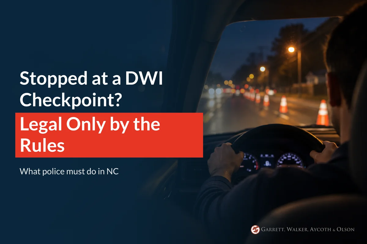 Are DUI Checkpoints Legal in North Carolina? Your Rights