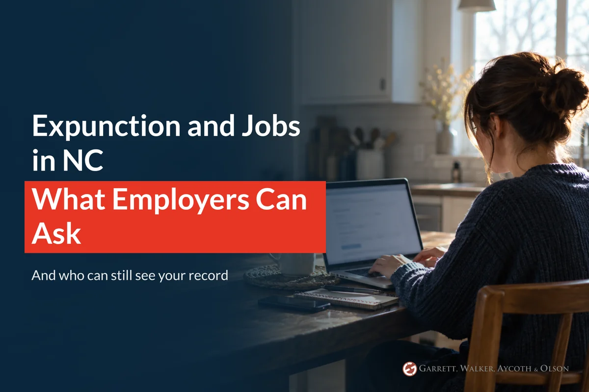 Benefits of Expungement for Employment in NC
