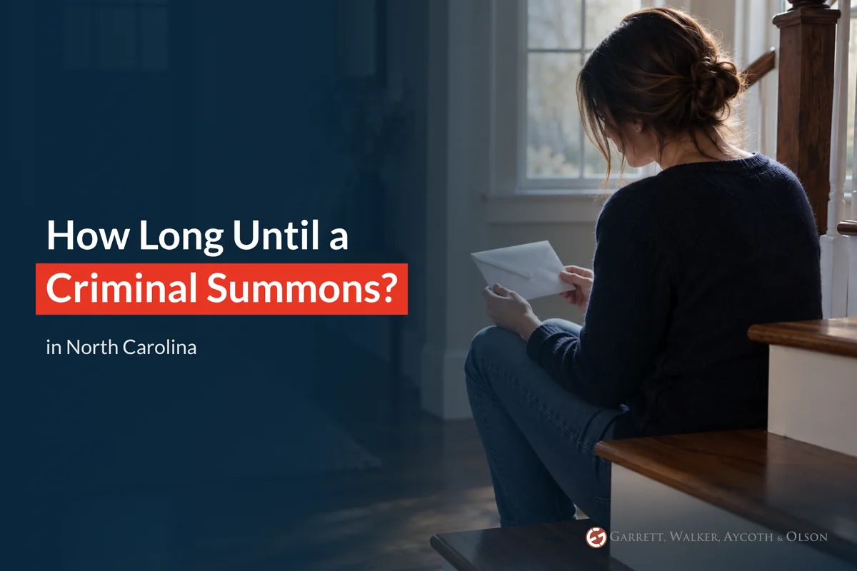 How Long Does It Take to Get a Criminal Summons in NC?
