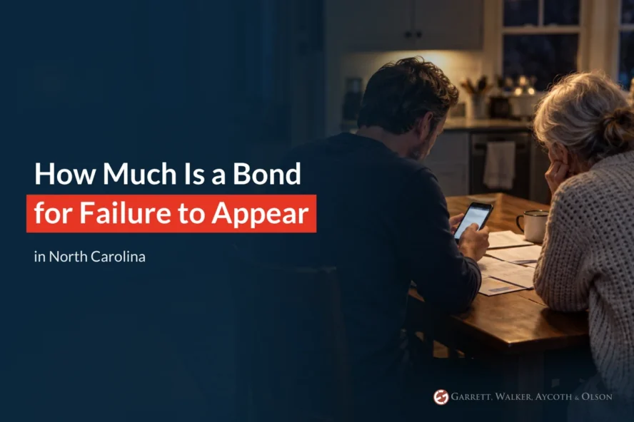 How Much Is a Bond for Failure to Appear in North Carolina?