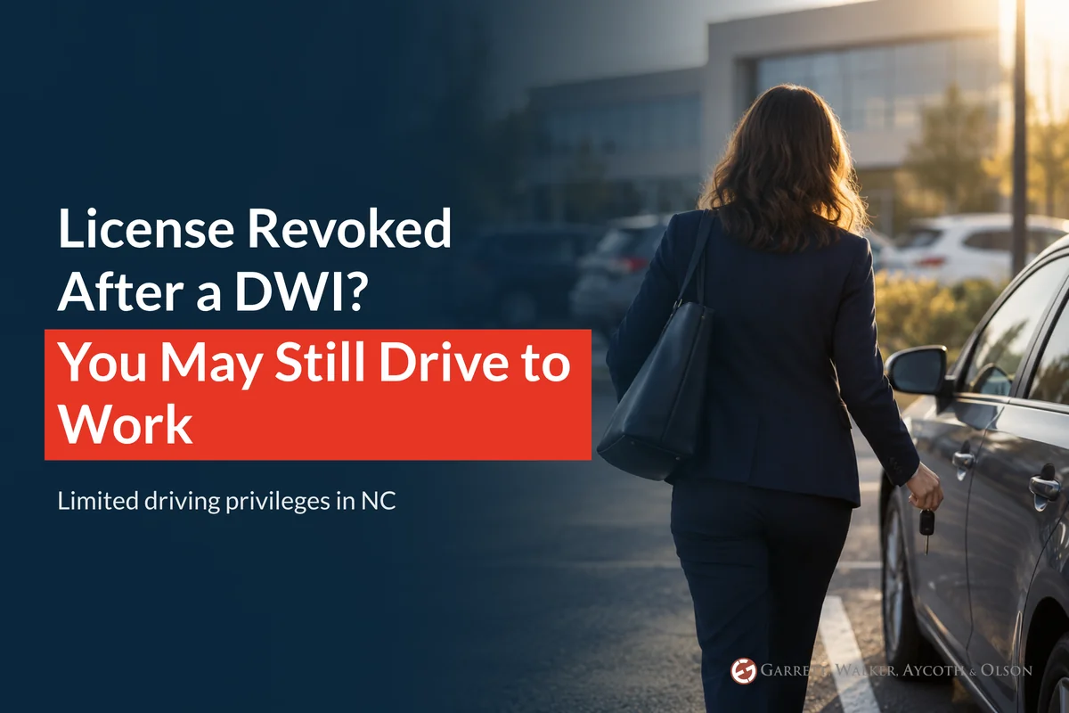 How to Get a Limited Driving Privilege in NC After a DWI
