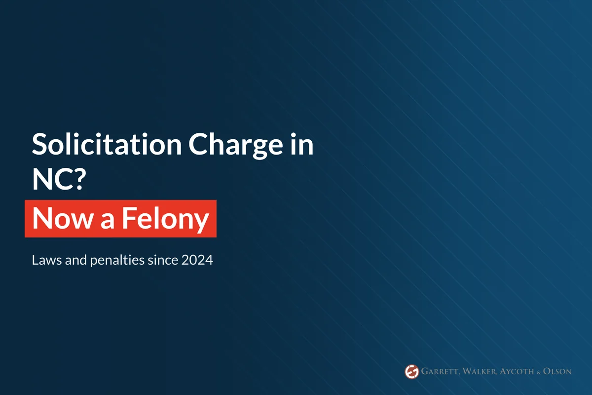 NC Solicitation of Prostitution: Laws & Penalties